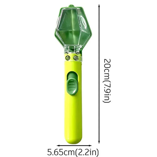 Green insect catcher, 20 cm long and 5.65 cm wide
